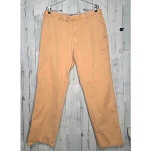 Peter Millar vtg? 100% Pima Cotton Trousers Pants in Peach Sz 34